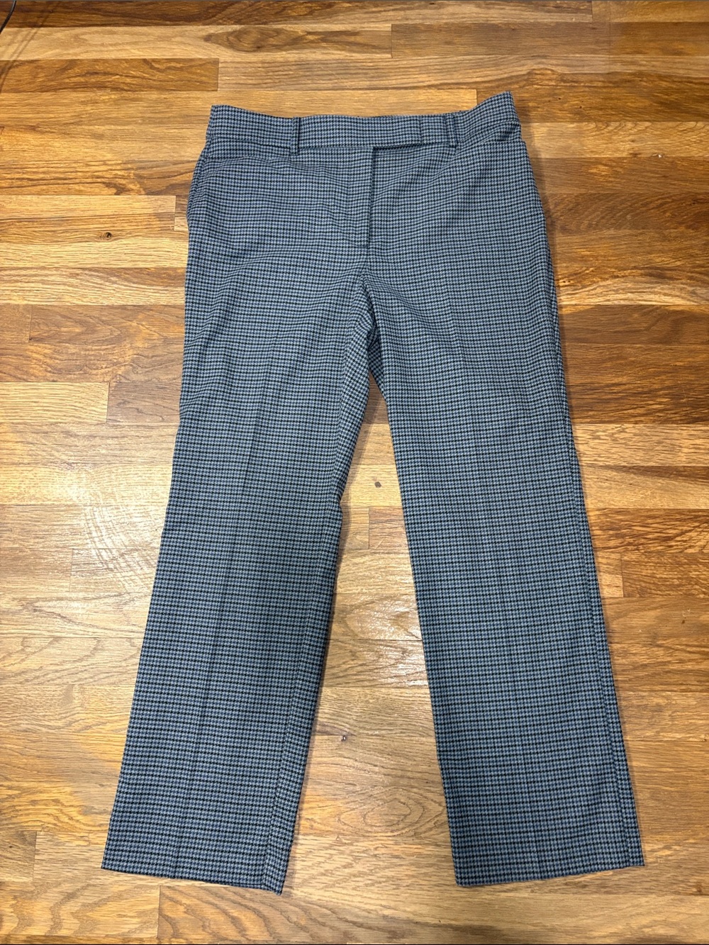 LOFT herringbone straight leg dress pants